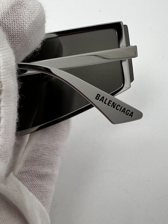 BALENCIAGA Silver Shield 2.0 Metal Frame Sunglasses BB0192S main image 9